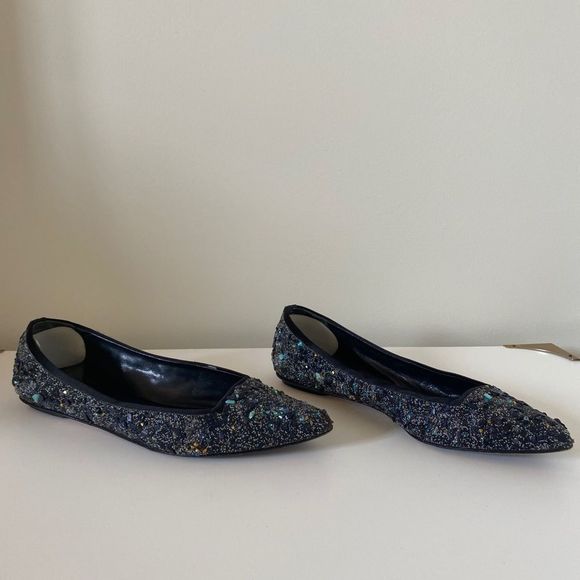 DUSICA DUSICA Beaded Leather Flat - Picture 11 of 16